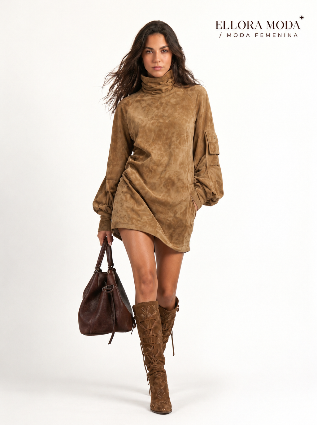 Selena – Vestido Café Milano