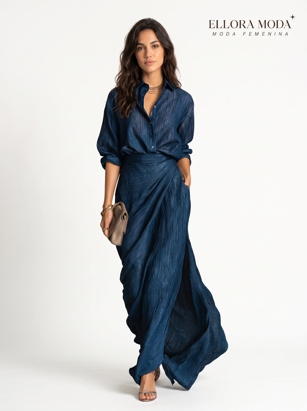 Chiara – Conjunto Azul Imperial