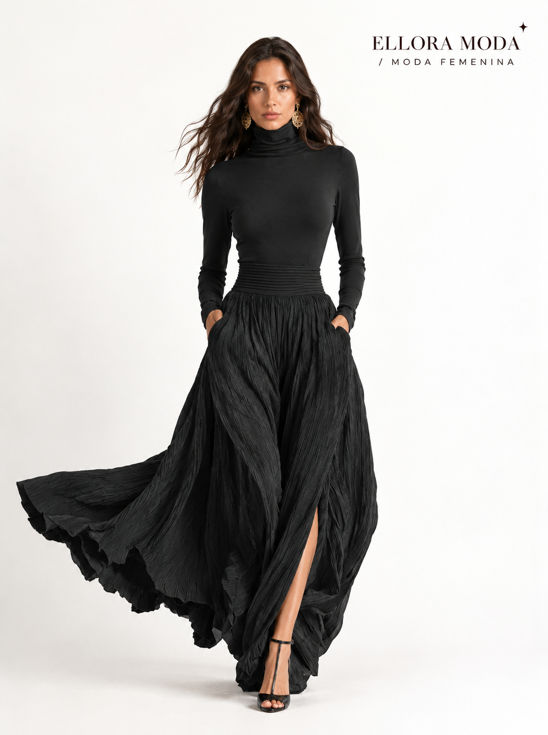 Luna – Conjunto negro real