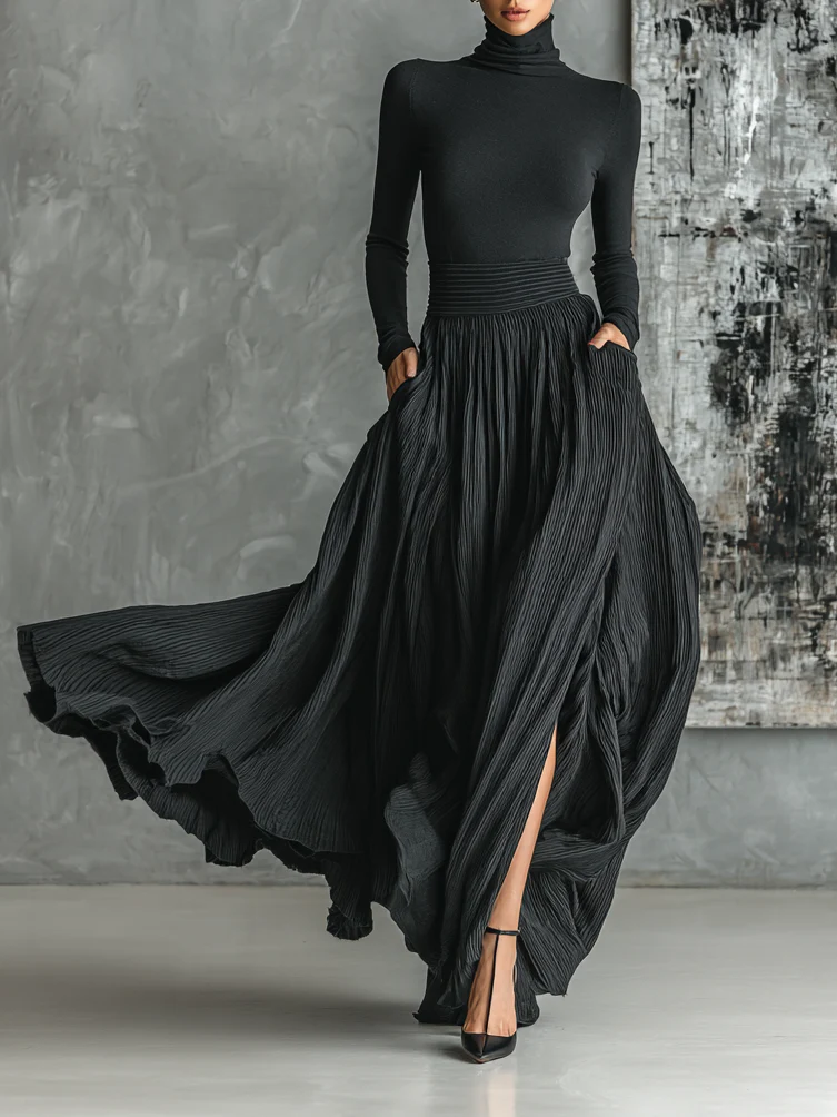 Luna – Conjunto negro real