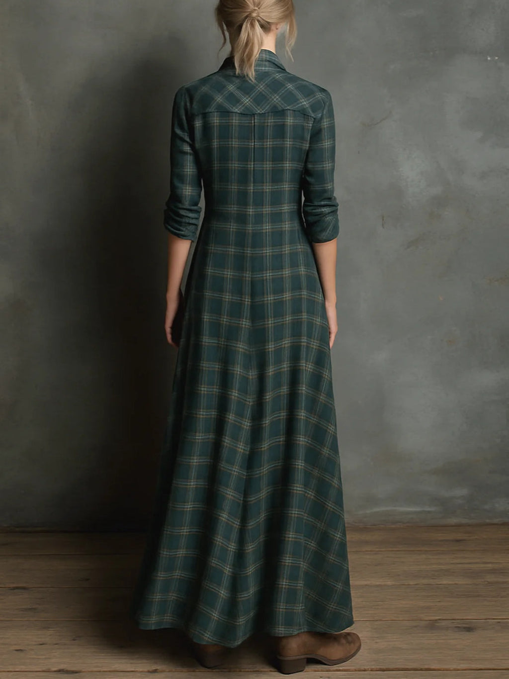 Emanuela – Vestido verde imperial