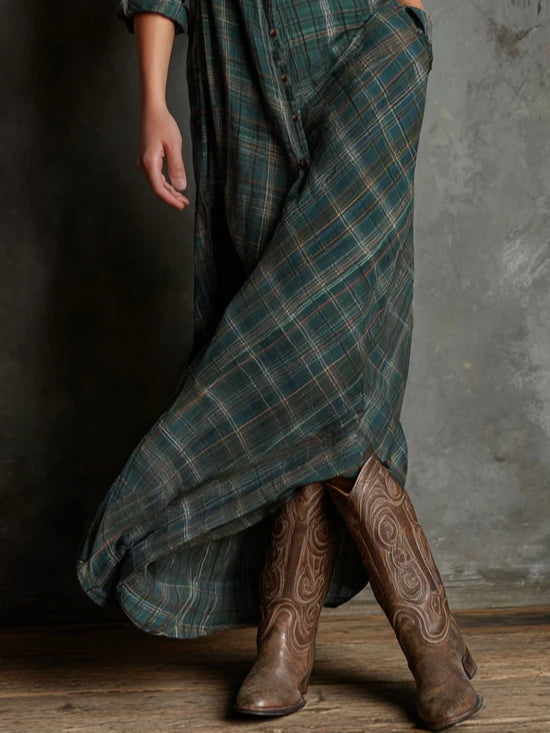 Emanuela – Vestido verde imperial